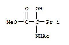 N-乙酰基-2-羟基缬氨酸甲酯结构式_883456-91-5结构式