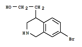 2-(7-Bromo-1,2,3,4-tetrahydroisoquinolin-4-yl)ethanol Structure,885268-64-4Structure
