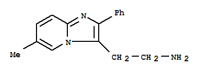 2-(6-Methyl-2-phenyl-imidazo[1,2-a]pyridin-3-yl)-ethylamine Structure,885272-82-2Structure
