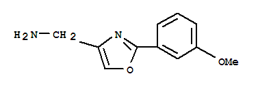 2-(3-Methoxy-phenyl)-oxazol-4-yl-methylamine Structure,885273-17-6Structure