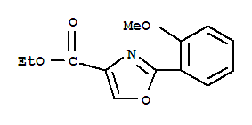 2-(2-Methoxy-phenyl)-oxazole-4-carboxylic acid ethyl ester Structure,885274-64-6Structure