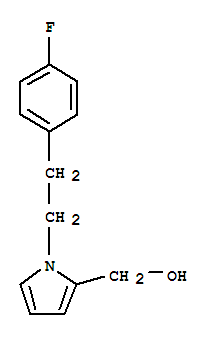 (1-[2-(4-氟苯基)-乙基]-1H-吡咯-2-基)-甲醇结构式_885275-19-4结构式