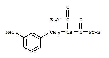 2-(3-Methoxy-benzyl)-3-oxo-hexanoic acid ethyl ester Structure,885279-96-9Structure