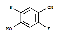 2,5-二氟-4-羟基苯甲腈结构式_887267-05-2结构式