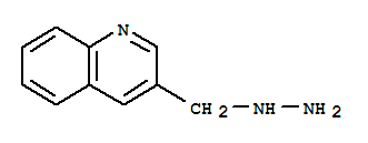 1-((喹啉-3-基)甲基)肼结构式_887593-60-4结构式