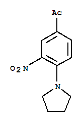 1-(3-Nitro-4-pyrrolidin-1-yl-phenyl)-ethanone Structure,887595-31-5Structure