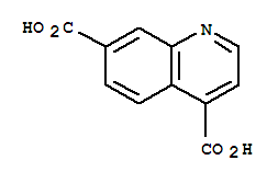 4,7-喹啉二羧酸(9ci)结构式_89118-76-3结构式