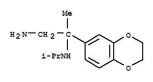 2-(2,3-二氢-1,4-苯并二噁英-6-基)-n2-(1-甲基乙基)-1,2-丙二胺结构式_891356-82-4结构式