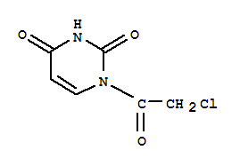 2,4(1H,3h)-pyrimidinedione, 1-(chloroacetyl)-(9ci) Structure,89581-68-0Structure