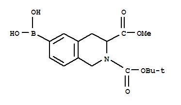 6-硼-3,4-二氢-2,3(1h)-异喹啉二羧酸-2-(1,1-二甲基乙基) 3-甲酯结构式_897375-70-1结构式