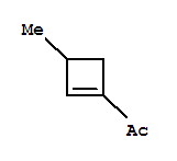 (7ci)-甲基 3-甲基-1-环丁烯-1-基酮结构式_90049-66-4结构式