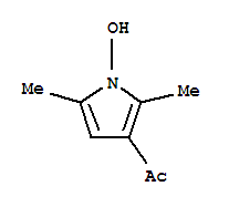 Ketone, 1-hydroxy-2,5-dimethylpyrrol-3-yl methyl (7ci) Structure,90087-13-1Structure