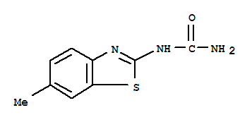 (6CI,7CI,9CI)-(6-甲基-2-苯并噻唑)-脲结构式_90564-99-1结构式