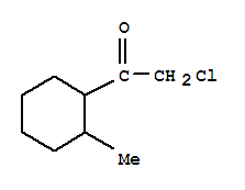 (7ci)-氯甲基 2-甲基环己基酮结构式_90722-34-2结构式