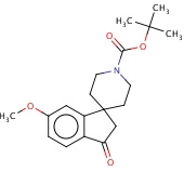 3-氧代-6-甲氧基-2,3-二氢螺[茚-1,4-哌啶]-1-羧酸叔丁酯结构式_910442-59-0结构式