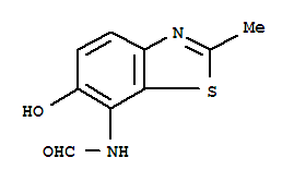 (7ci)-n-(6-羟基-2-甲基-7-苯并噻唑)-甲酰胺结构式_91192-35-7结构式