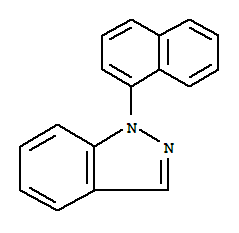 1-Naphthalen-1-yl-1h-indazole Structure,93326-45-5Structure
