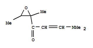 (9ci)-3-(二甲基氨基)-1-(2,3-二甲基环氧乙烷)-2-丙烯-1-酮结构式_95642-39-0结构式