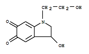 (6ci)-3-羟基-1-(2-羟基乙基)-5,6-吲哚啉二酮结构式_99060-69-2结构式