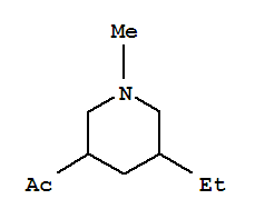 (6ci)-5-乙基-1-甲基-3-哌啶甲酮结构式_99175-86-7结构式