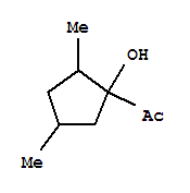 Ketone, 1-hydroxy-2,4-dimethylcyclopentyl methyl (6ci) Structure,99182-92-0Structure