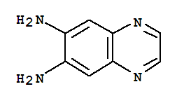 (6ci)-6,7-二氨基喹噁啉结构式_99584-28-8结构式