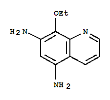 (6CI)-5,7-二氨基-8-乙氧基喹啉结构式_99857-02-0结构式