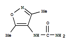 (6CI)-(3,5-二甲基-4-异噁唑)-脲结构式_99979-64-3结构式