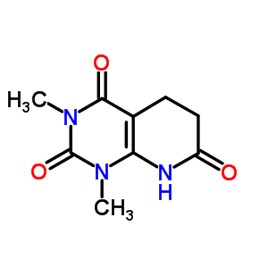 5,8-二氢-1,3-二甲基-吡啶并[2,3-d]嘧啶-2,4,7(1H,3H,6H)-三酮结构式_10001-46-4结构式