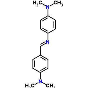 4-[(E)-(4-二甲基氨基苯基)亚氨基甲基]-N,N-二甲基苯胺结构式_10050-89-2结构式