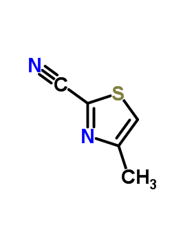 4-甲基噻唑-2-甲腈结构式_100516-98-1结构式