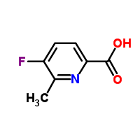 5-氟-6-甲基吡啶-2-羧酸结构式_1005474-88-3结构式
