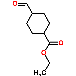 (1r,4r)-乙基 4-甲酰基环己烷羧酸结构式_104802-53-1结构式