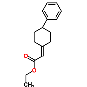 2-(4-苯基环己基)-乙酸乙酯结构式_115880-04-1结构式