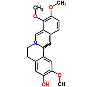 Jatrorrhizine hydrochloride Structure,1168-00-9Structure