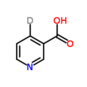 烟酸-d1结构式_116975-14-5结构式