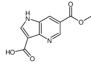 6-甲氧基羰基-4-氮杂吲哚-3-羧酸结构式_1190315-00-4结构式