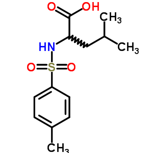 n-[(4-甲基苯基)磺酰基]-L-亮氨酸结构式_1220-80-0结构式