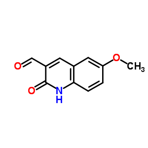 2-Hydroxy-6-methoxyquinoline-3-carbaldehyde Structure,123990-78-3Structure