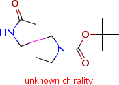 8-氧代-2,7-二氮杂螺[4.4]壬烷-2-羧酸 1,1-二甲基乙酯结构式_1251009-03-6结构式