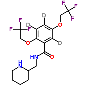 氟卡尼-d3结构式_127413-31-4结构式