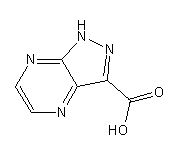 1H-pyrazolo[3,4-b]pyrazine-3-carboxylic acid Structure,1286754-47-9Structure
