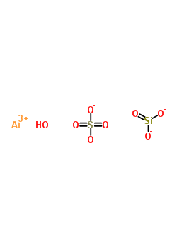 Aluminum hydroxide silicate sulfate Structure,131148-05-5Structure
