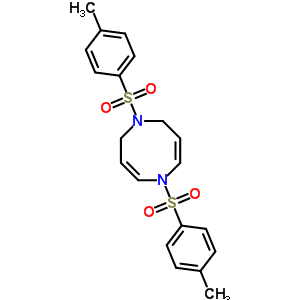 (3Z,6z)-1,5-双-(4-甲基苯基)磺酰基-2,8-二氢-1,5-二吖辛因结构式_13117-01-6结构式