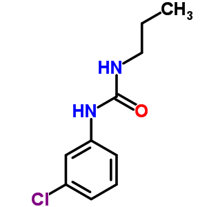 n-(3-氯苯基)-n-丙基-脲结构式_13208-26-9结构式