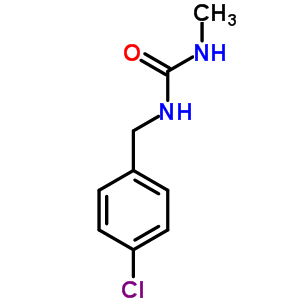 N-[(4-氯苯基)甲基]-N-甲基-脲结构式_13278-62-1结构式