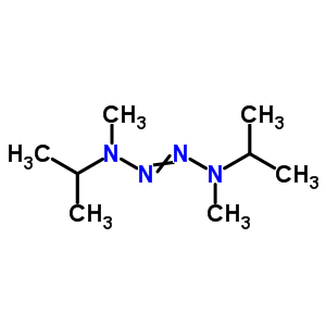N-甲基-N-(甲基-丙烷-2-基-氨基)二氮杂烯-丙烷-2-胺结构式_13304-28-4结构式