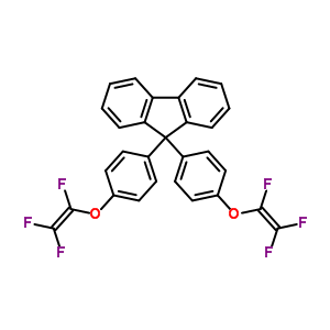9,9-双(4-三氟乙烯基氧基苯基)芴结构式_134130-20-4结构式