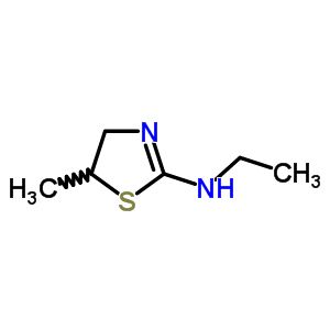 2-Thiazolamine,n-ethyl-4,5-dihydro-5-methyl- Structure,13578-64-8Structure