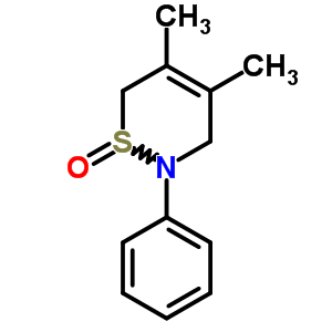4,5-二甲基-2-苯基-3,6-二氢-2H-1,2-噻嗪 1-氧化物结构式_13616-69-8结构式